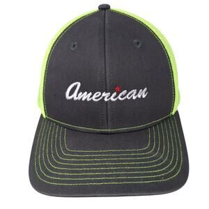 American Snapback Trucker Hat Multicolor OS Adjustable Mesh Back Port Authority
